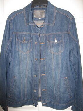 Logan & Martin American Denim Trucker Jacket Men's Size Large